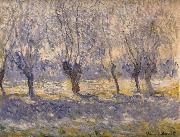 Claude Monet Willows in Haze,Giverny France oil painting artist
